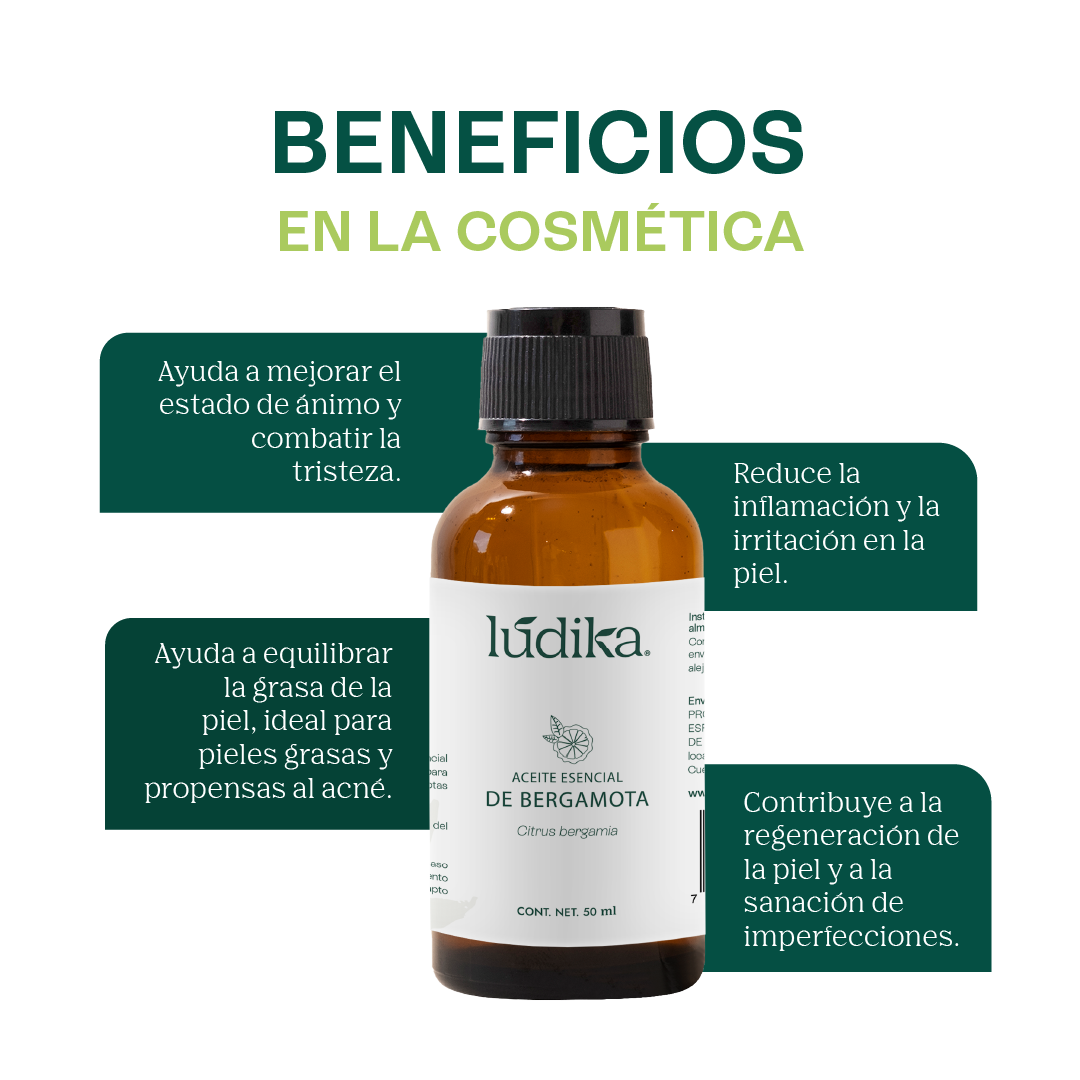 Aceite Esencial de Bergamota | Aromaterapia y Spa | Calmante, Purificante y Elevador del Ánimo para Piel y Mente