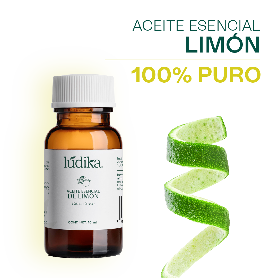 Aceite Esencial de Limón | Alimenticio, Facial y Aromaterapia | Iluminador Cutáneo, Purificante y Energizante para Piel y Ambiente