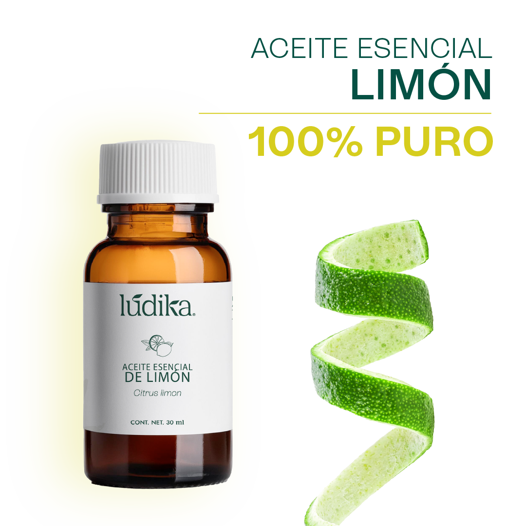 Aceite Esencial de Limón | Alimenticio, Facial y Aromaterapia | Iluminador Cutáneo, Purificante y Energizante para Piel y Ambiente