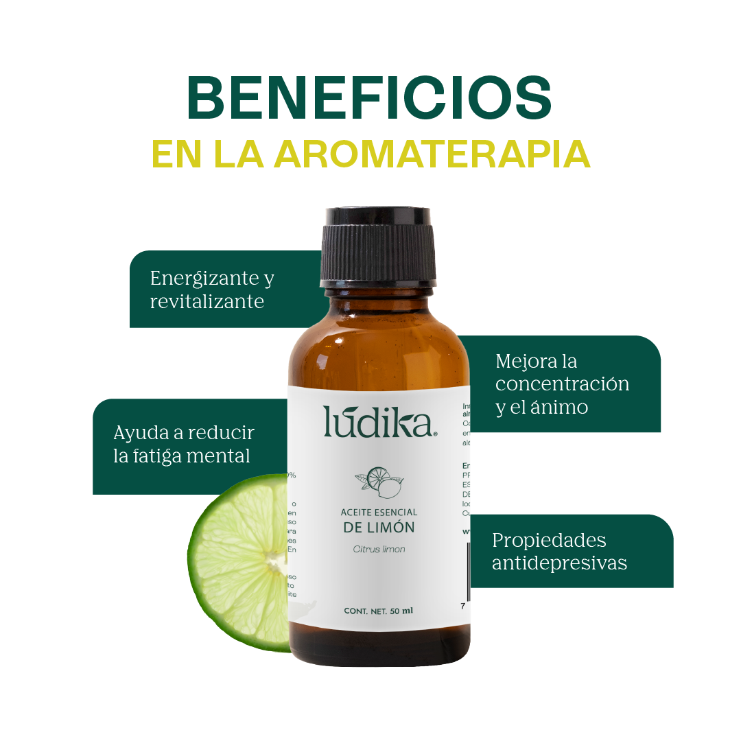 Aceite Esencial de Limón | Alimenticio, Facial y Aromaterapia | Iluminador Cutáneo, Purificante y Energizante para Piel y Ambiente