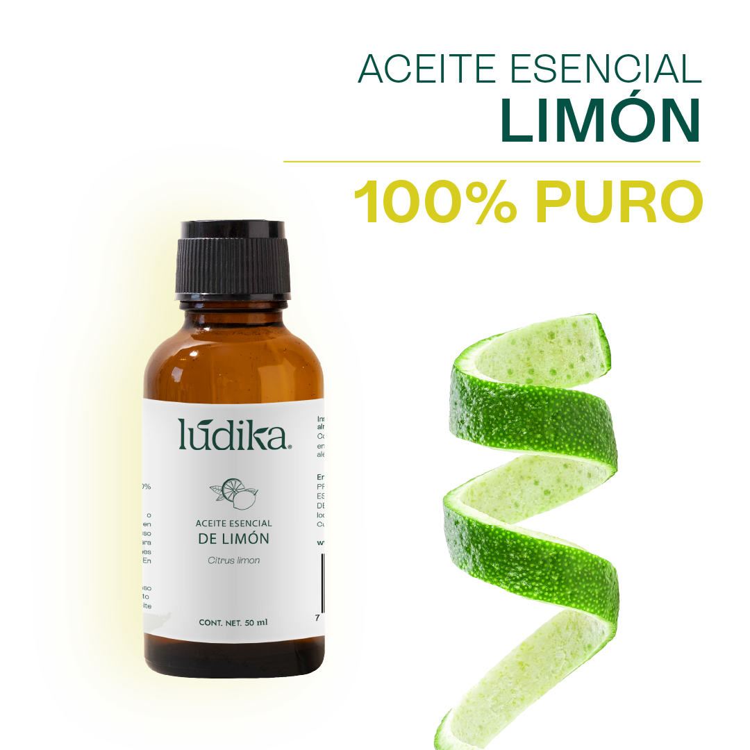 Aceite Esencial de Limón | Alimenticio, Facial y Aromaterapia | Iluminador Cutáneo, Purificante y Energizante para Piel y Ambiente