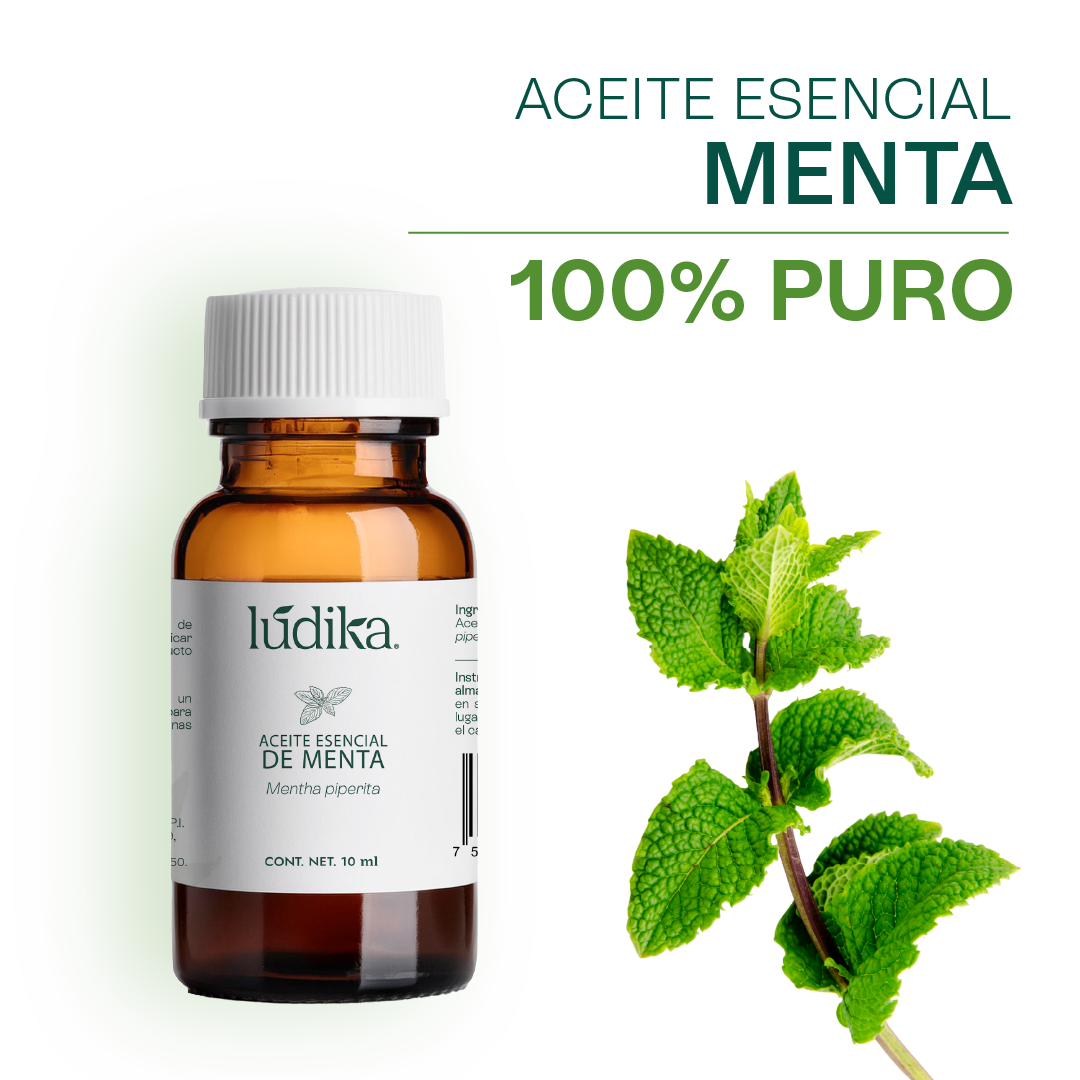 Aceite Esencial de Menta Piperita | Capilar, Spa y Aromaterapia | Explosión de Frescura y Bienestar para Cabello, Piel y Mente