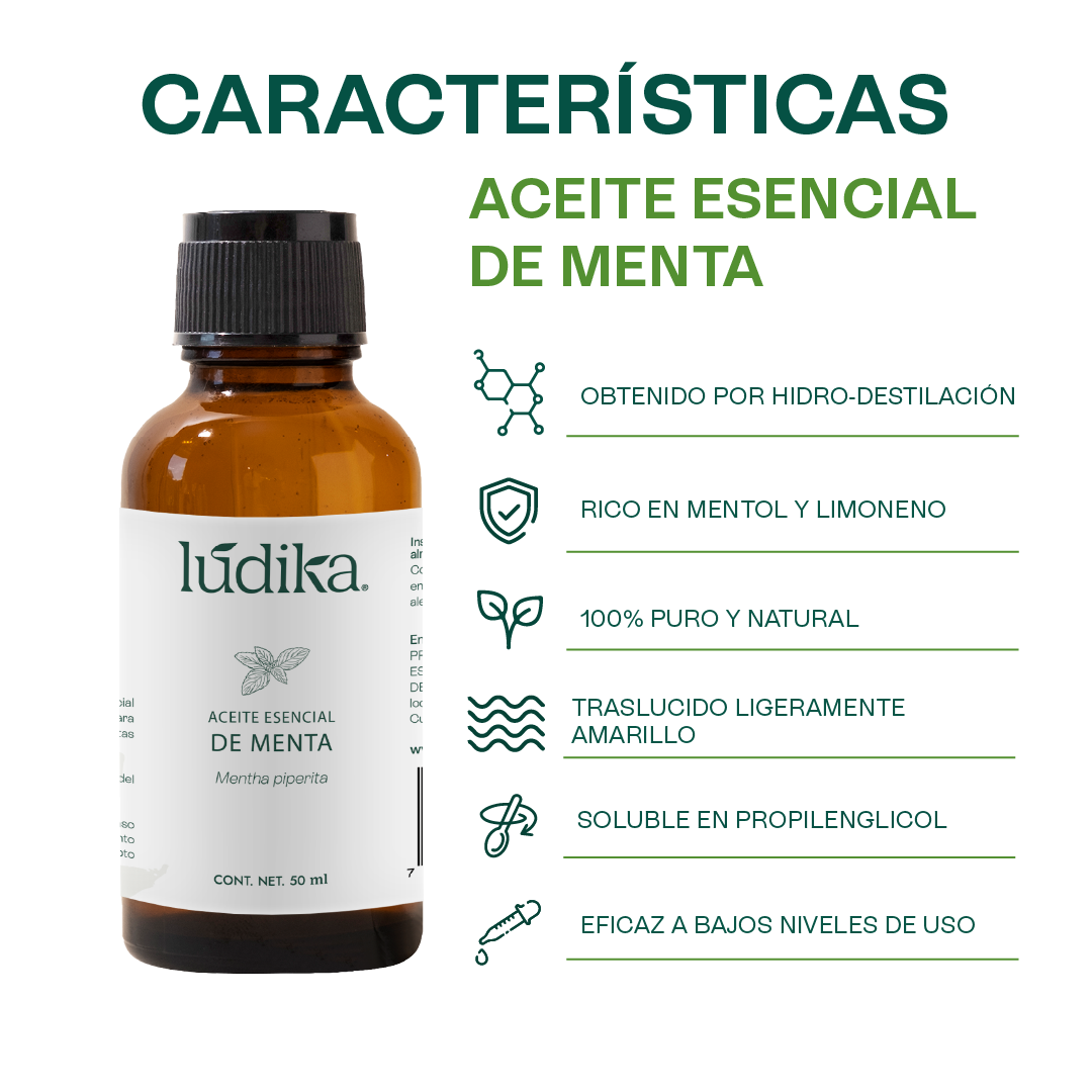 Aceite Esencial de Menta Piperita | Capilar, Spa y Aromaterapia | Explosión de Frescura y Bienestar para Cabello, Piel y Mente