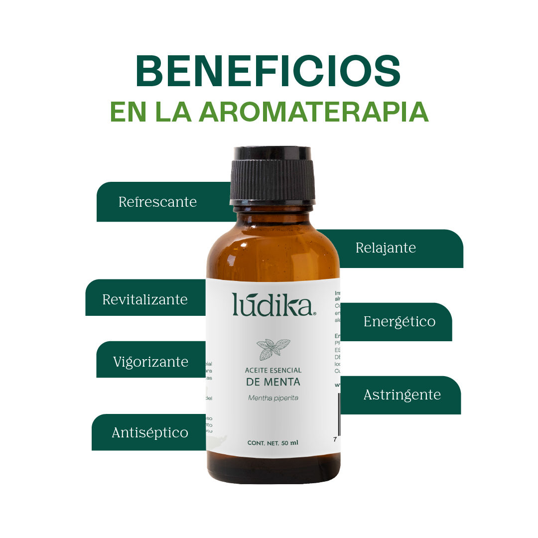 Aceite Esencial de Menta Piperita | Capilar, Spa y Aromaterapia | Explosión de Frescura y Bienestar para Cabello, Piel y Mente
