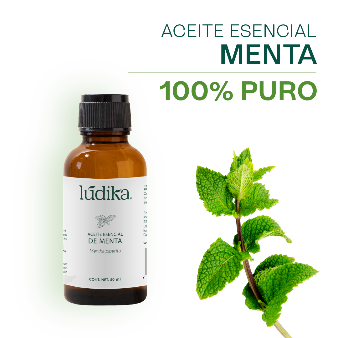 Aceite Esencial de Menta Piperita | Capilar, Spa y Aromaterapia | Explosión de Frescura y Bienestar para Cabello, Piel y Mente