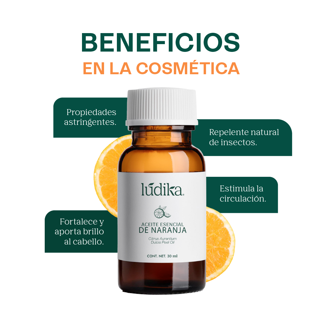Aceite Esencial de Naranja | Alimenticio y Cosmético | Rejuvenecedor, Purificante y Vibrante para Piel, Cabello y Ánimo