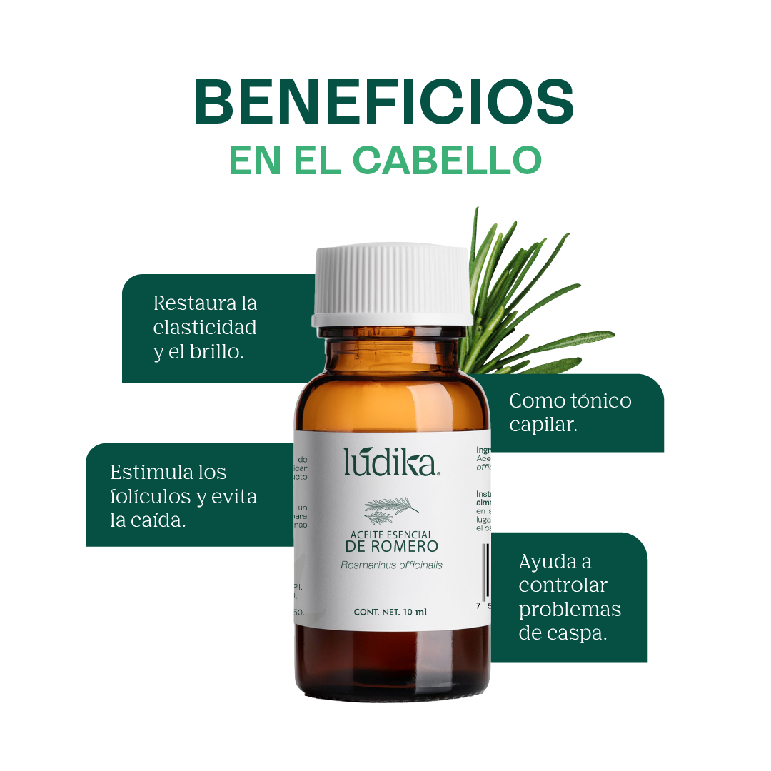Aceite Esencial de Romero | Capilar, Facial y Aromaterapia | El Secreto Milenario para un Cabello Fuerte, Piel Renovada y Mente Despejada