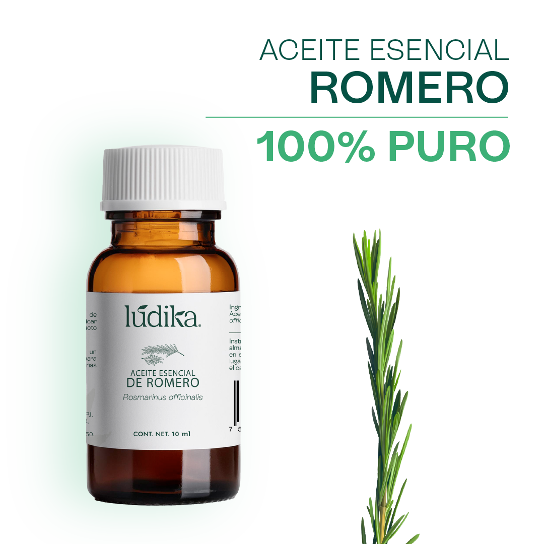 Aceite Esencial de Romero | Capilar, Facial y Aromaterapia | El Secreto Milenario para un Cabello Fuerte, Piel Renovada y Mente Despejada