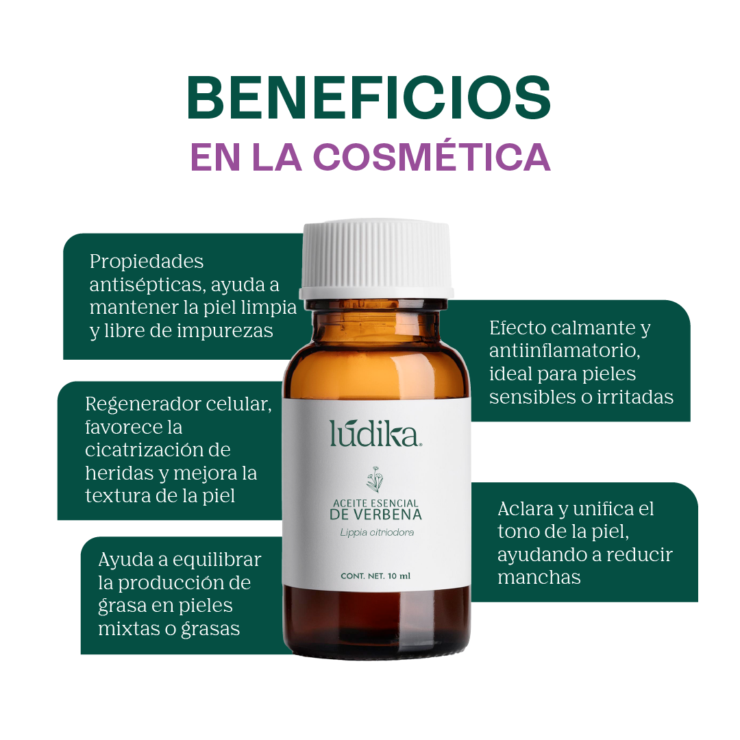 Aceite Esencial de Verbena | Corporal y Aromaterapia | Calmante y Purificante mental