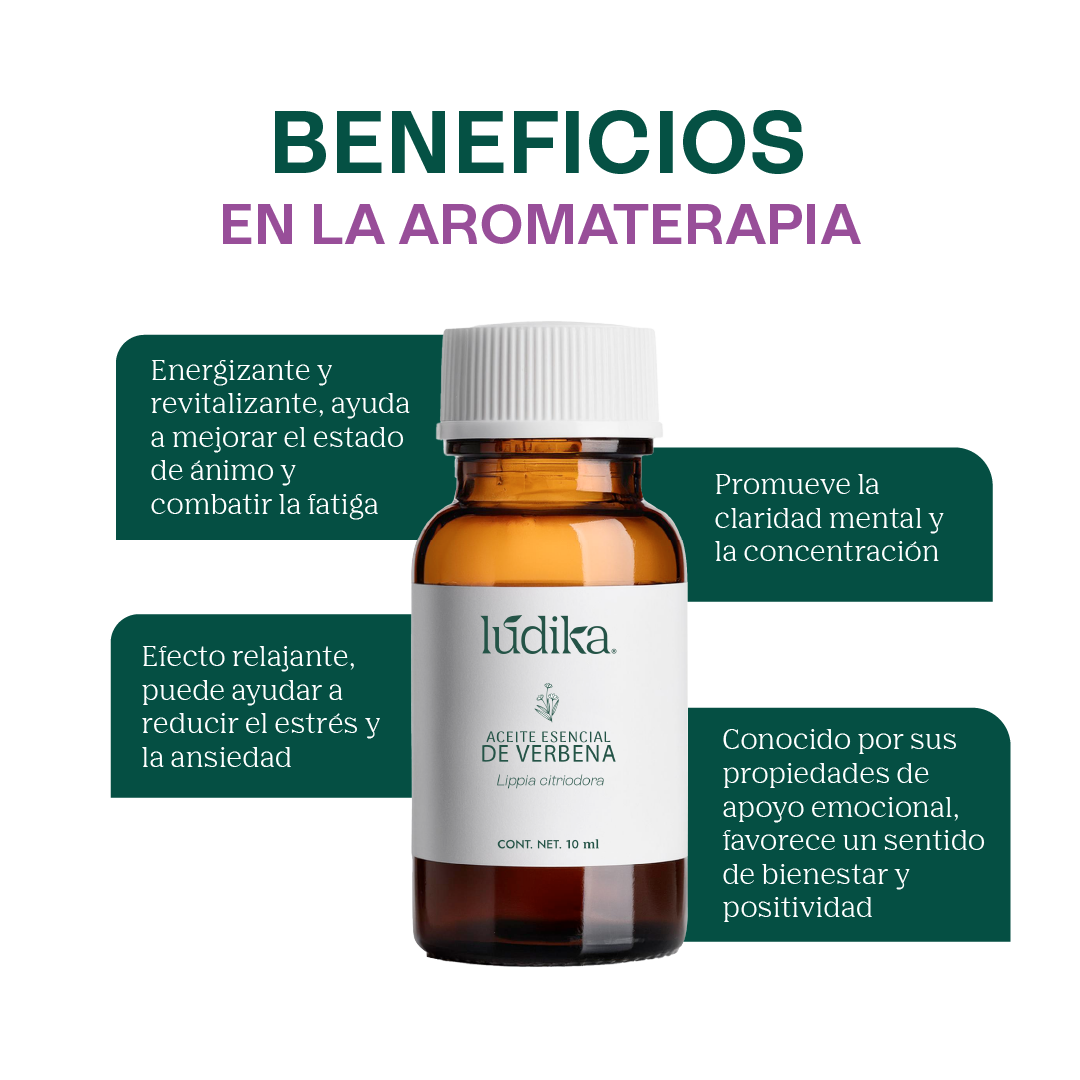 Aceite Esencial de Verbena | Corporal y Aromaterapia | Calmante y Purificante mental