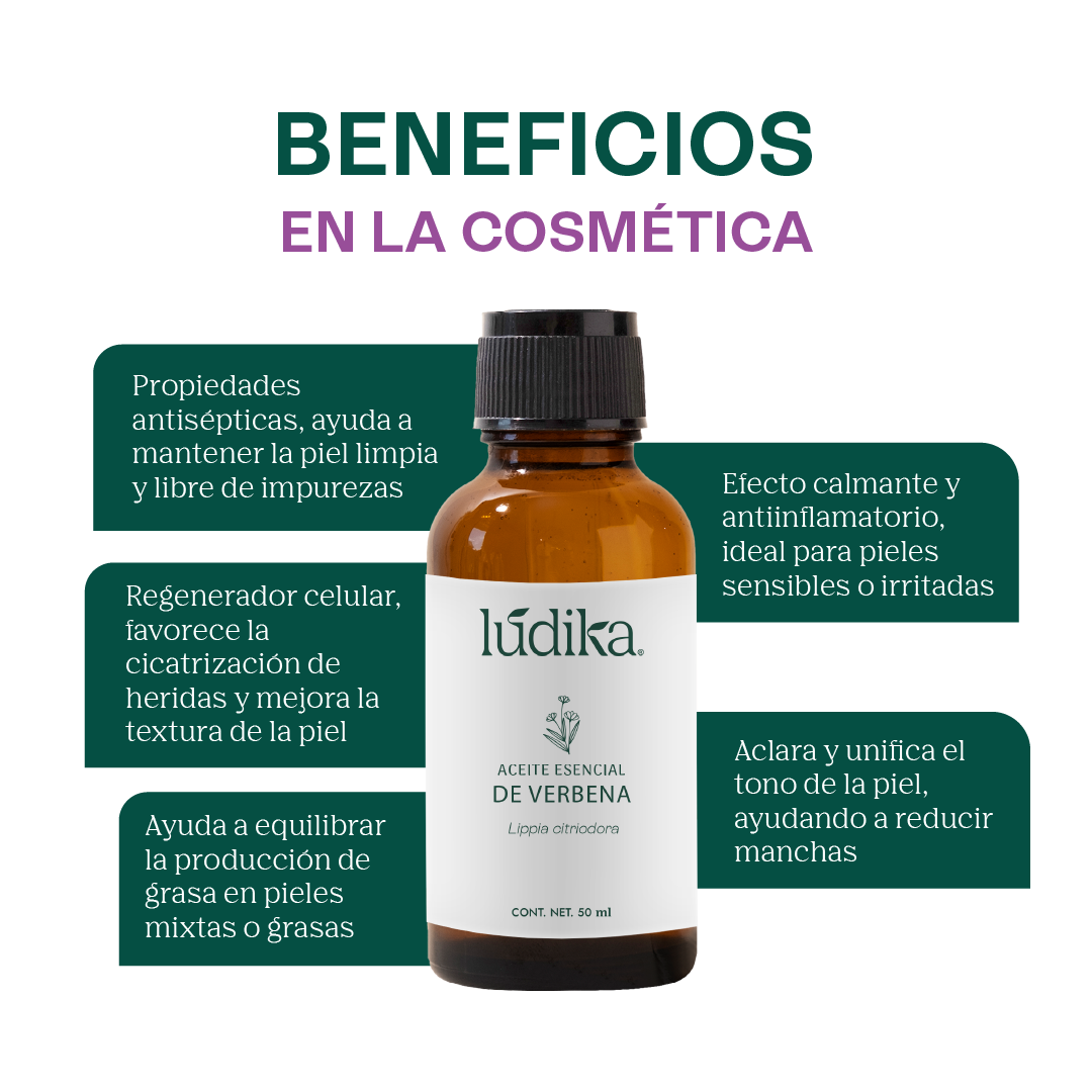 Aceite Esencial de Verbena | Corporal y Aromaterapia | Calmante y Purificante mental