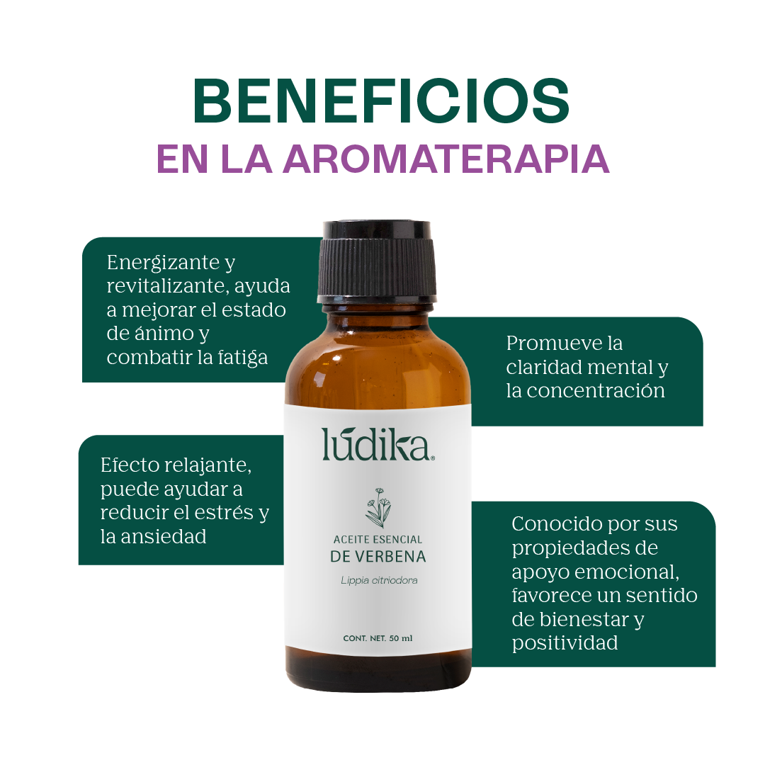 Aceite Esencial de Verbena | Corporal y Aromaterapia | Calmante y Purificante mental