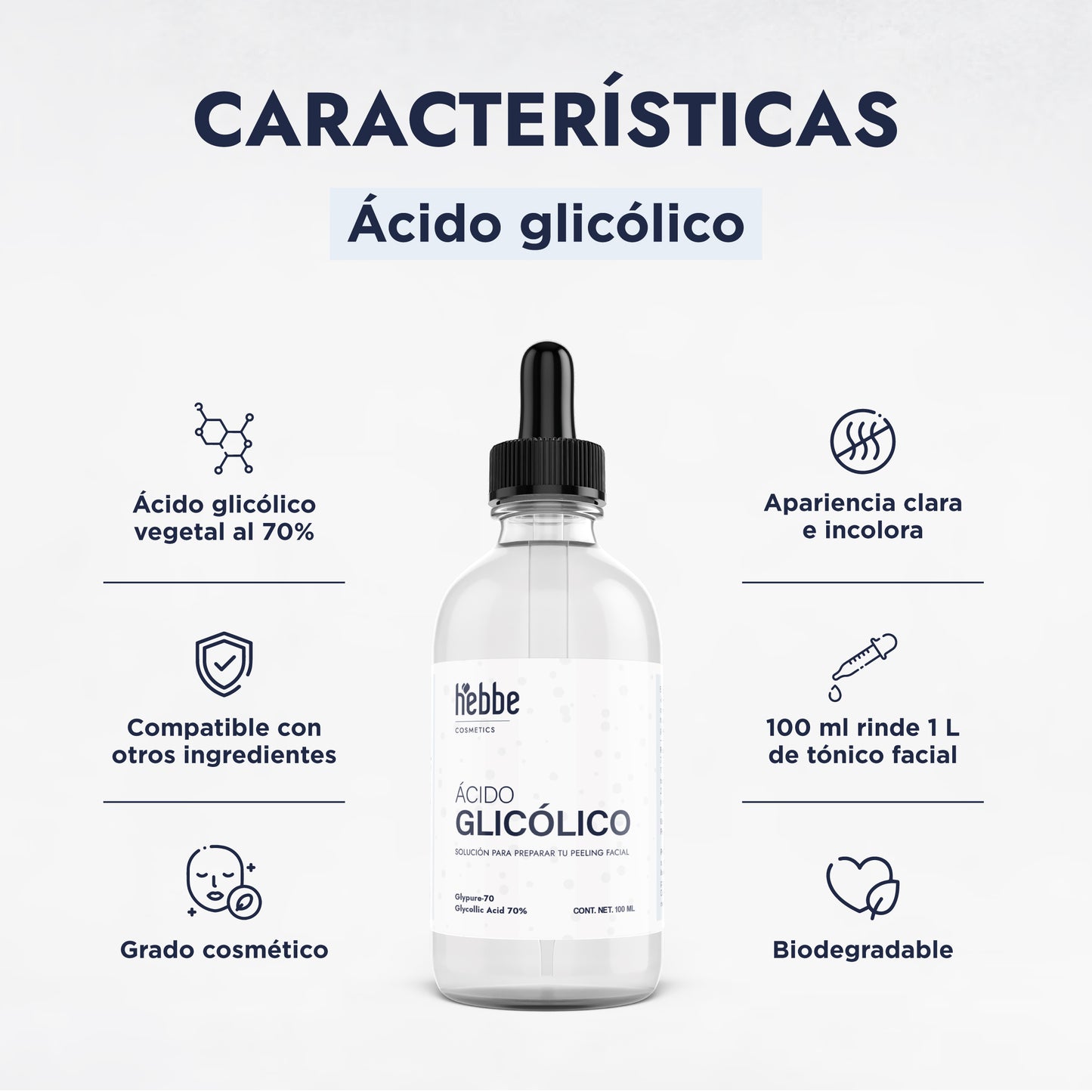Ácido Glicólico | Potente Renovador Celular, Despigmentante y Antiedad