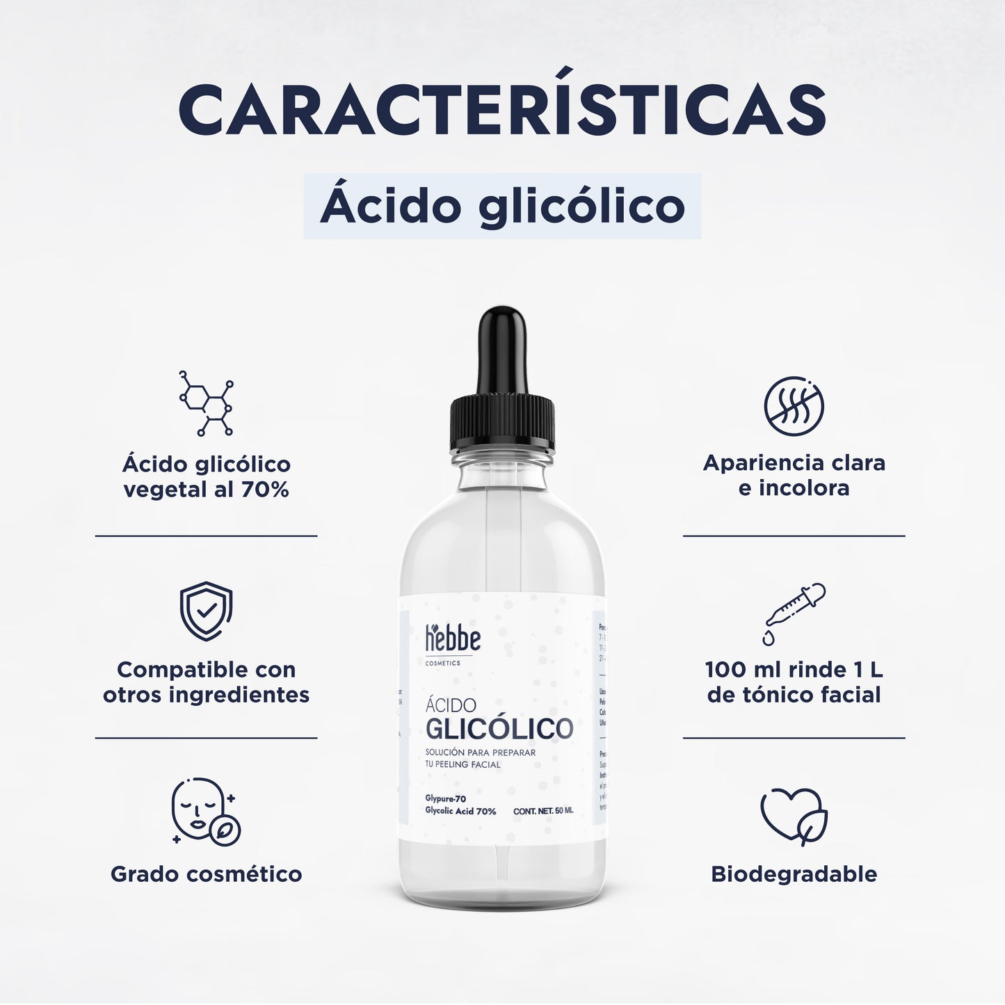 Ácido Glicólico | Potente Renovador Celular, Despigmentante y Antiedad