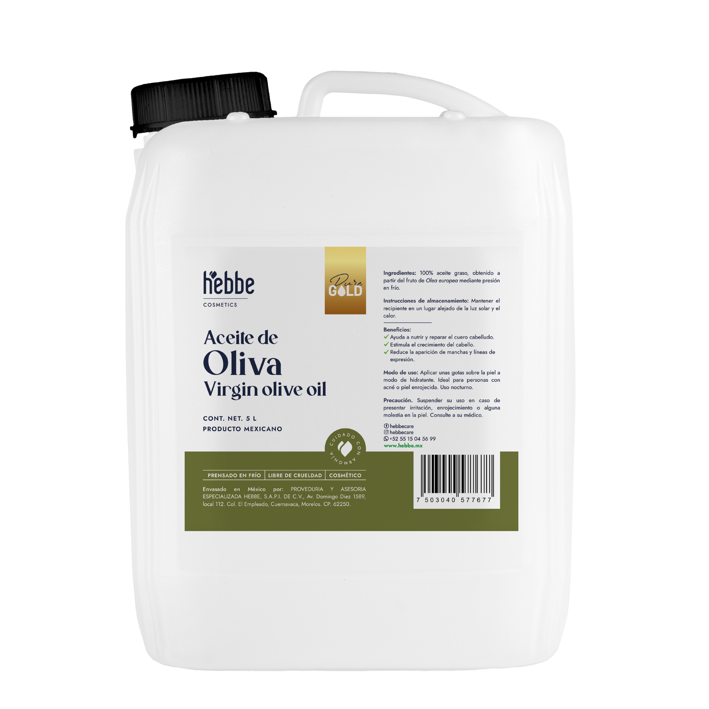 Aceite de Oliva Extra Virgen | Capilar y Corporal |Hidratante, Antioxidante y Reparador Cutáneo