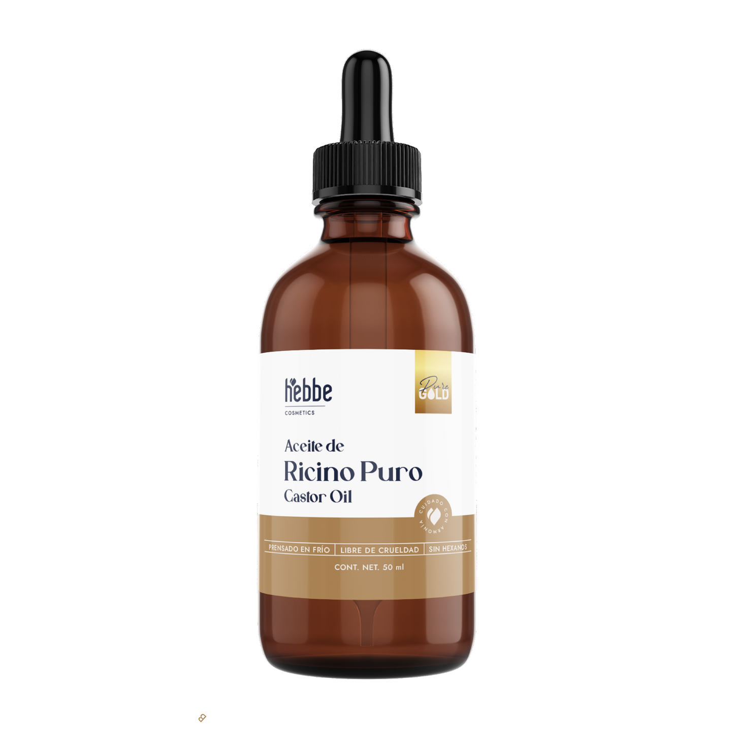 Aceite de Ricino Castor Oil Puro Orgánico | Cejas, Pestañas y Cabello | Hidratante, Antiinflamatorio y Estimulante Capilar