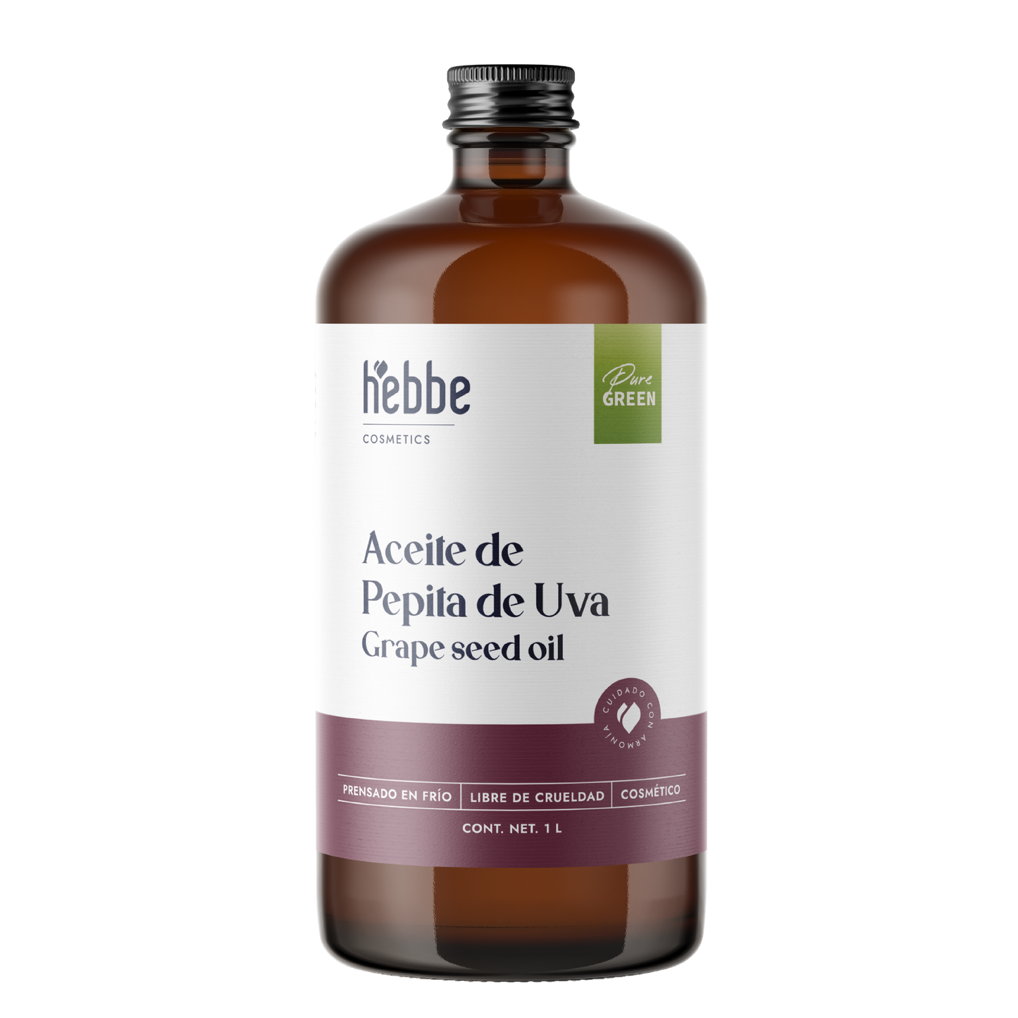 Aceite de Pepita de Uva Puro | Facial, Corporal y Corporal | Aceite de masaje, Antioxidante y Regulador Sebáceo