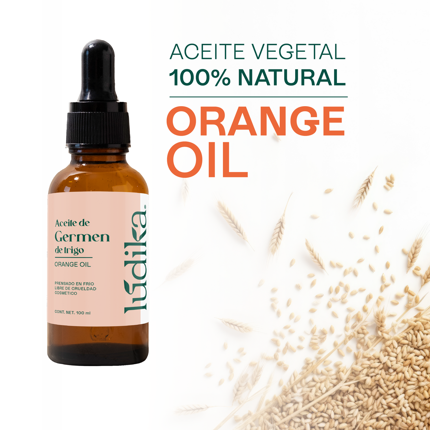 Aceite de Germen de Trigo Virgen | Capilar, Facial y Corporal | Regenerador, Antioxidante y Equilibrante Cutáneo