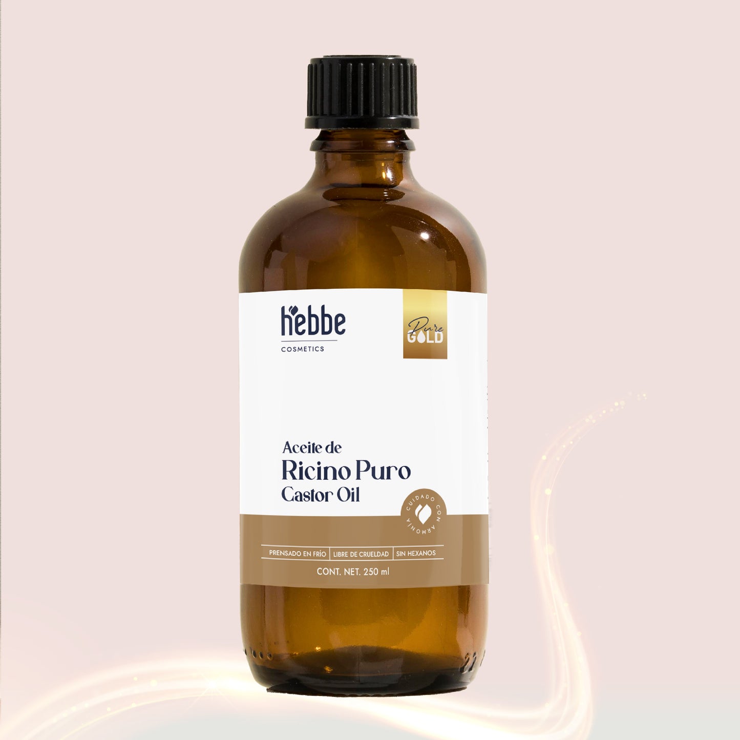Aceite de Ricino Castor Oil Puro Orgánico | Cejas, Pestañas y Cabello | Hidratante, Antiinflamatorio y Estimulante Capilar