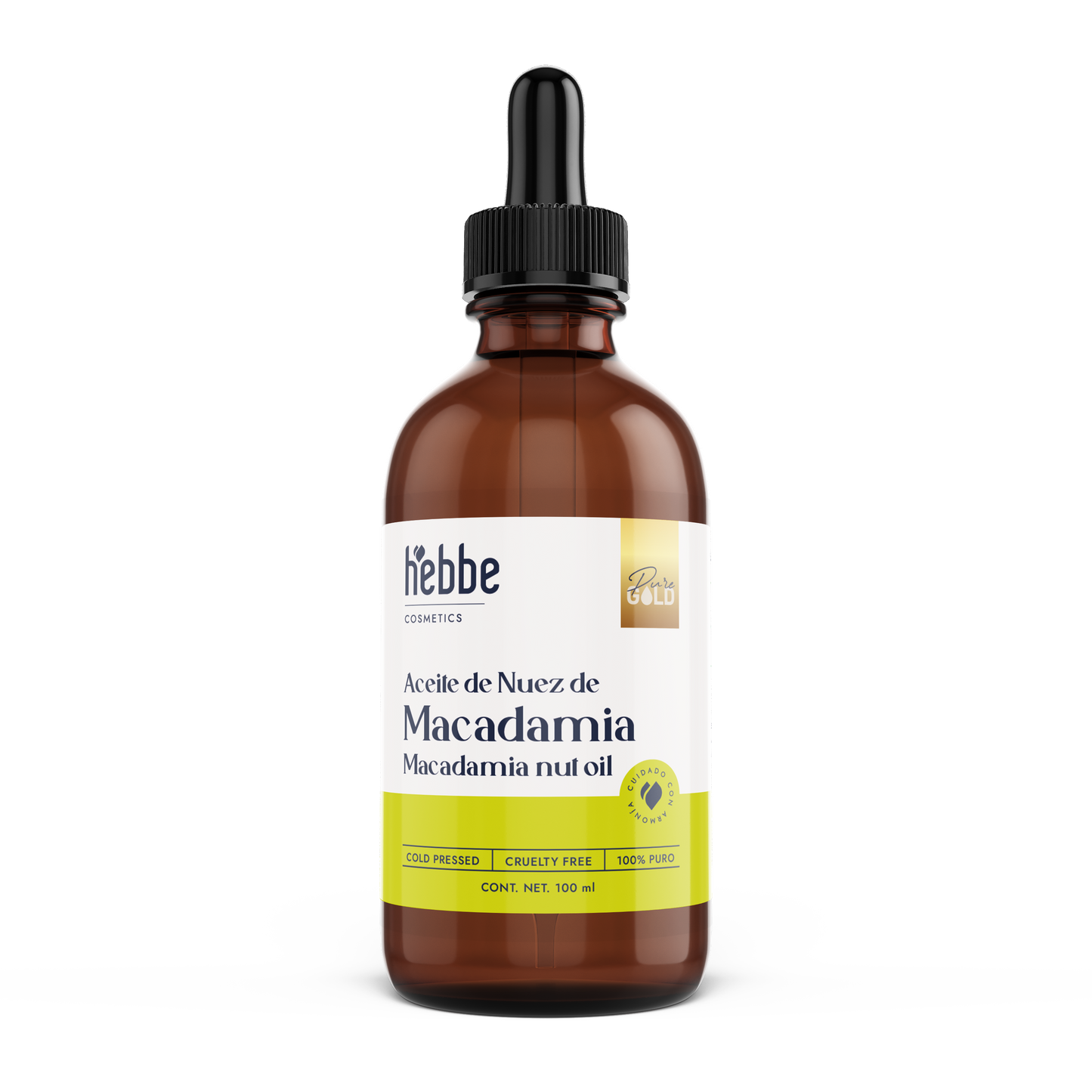 Aceite de Nuez de Macadamia | Facial y Capilar | Antiedad, Reparador Capilar y Súper Hidratante