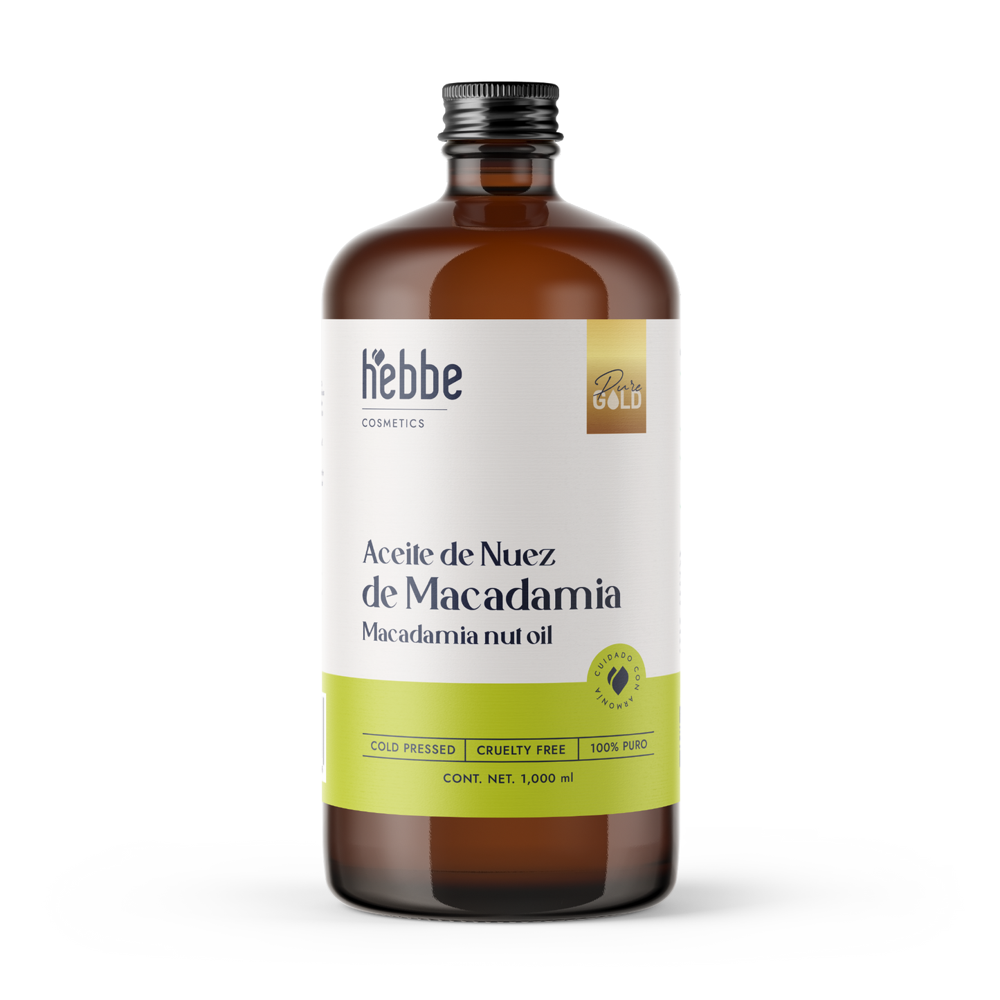 Aceite de Nuez de Macadamia | Facial y Capilar | Antiedad, Reparador Capilar y Súper Hidratante