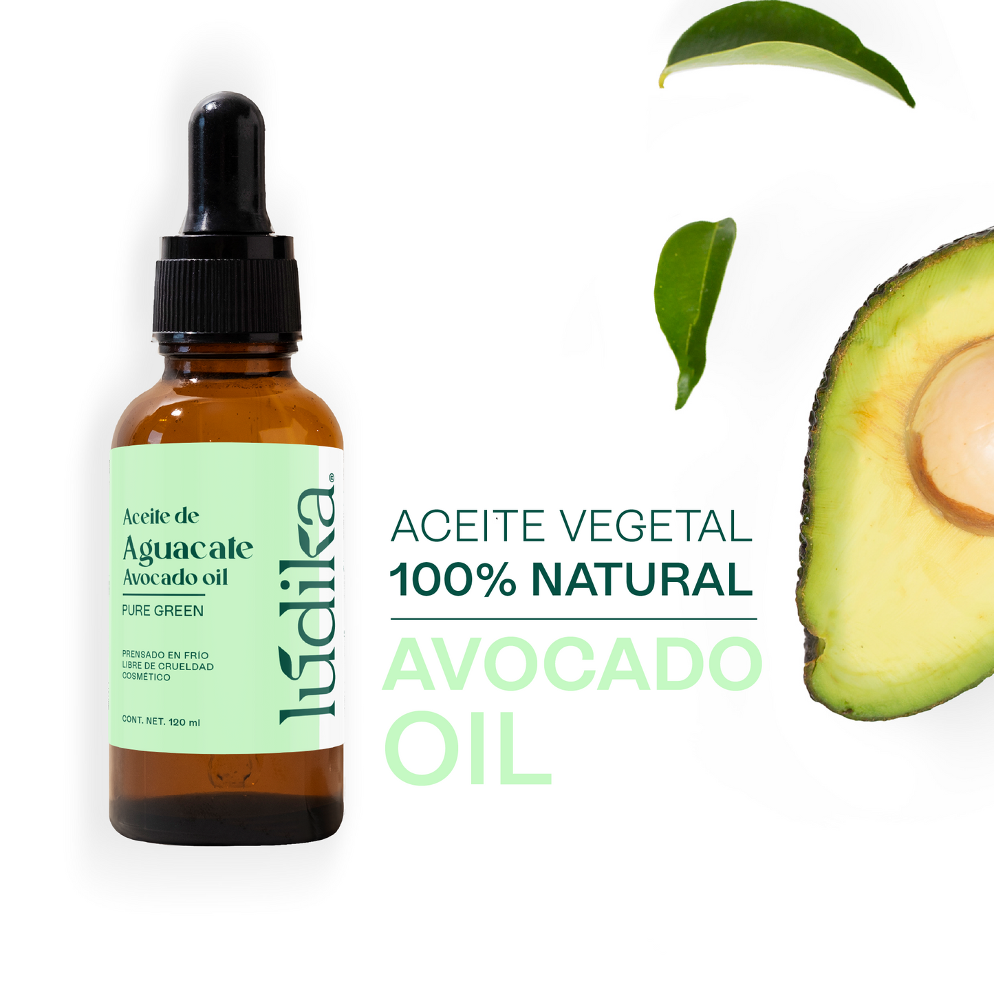 Aceite de Aguacate Virgen | Facial y Capilar | Hidratante Profundo y Regenerador de piel madura