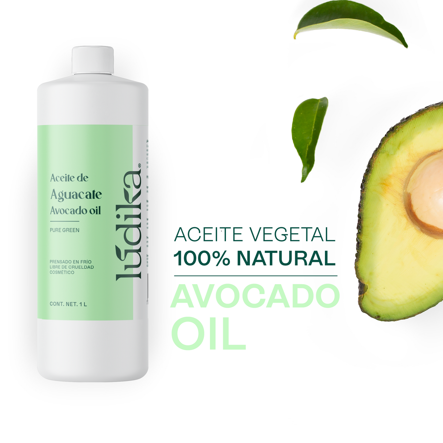 Aceite de Aguacate Virgen | Facial y Capilar | Hidratante Profundo y Regenerador de piel madura