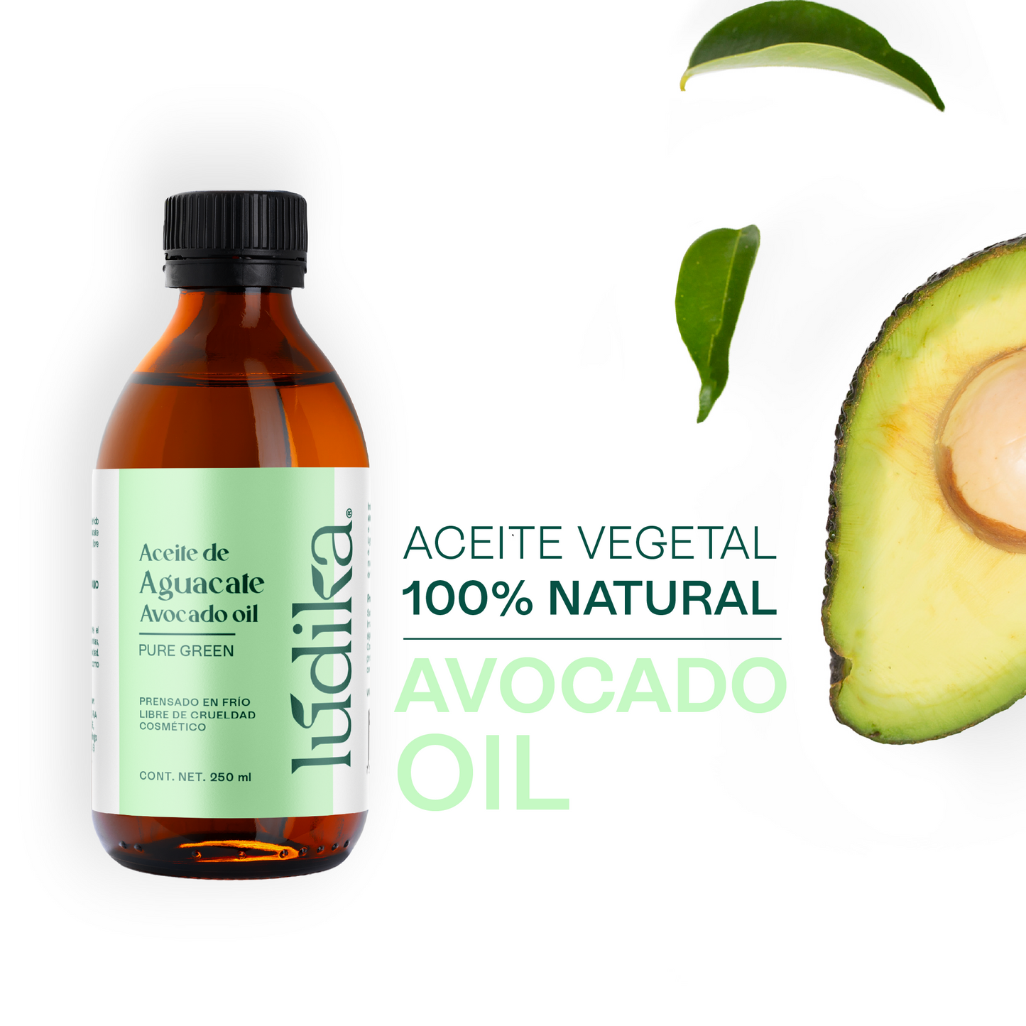Aceite de Aguacate Virgen | Facial y Capilar | Hidratante Profundo y Regenerador de piel madura