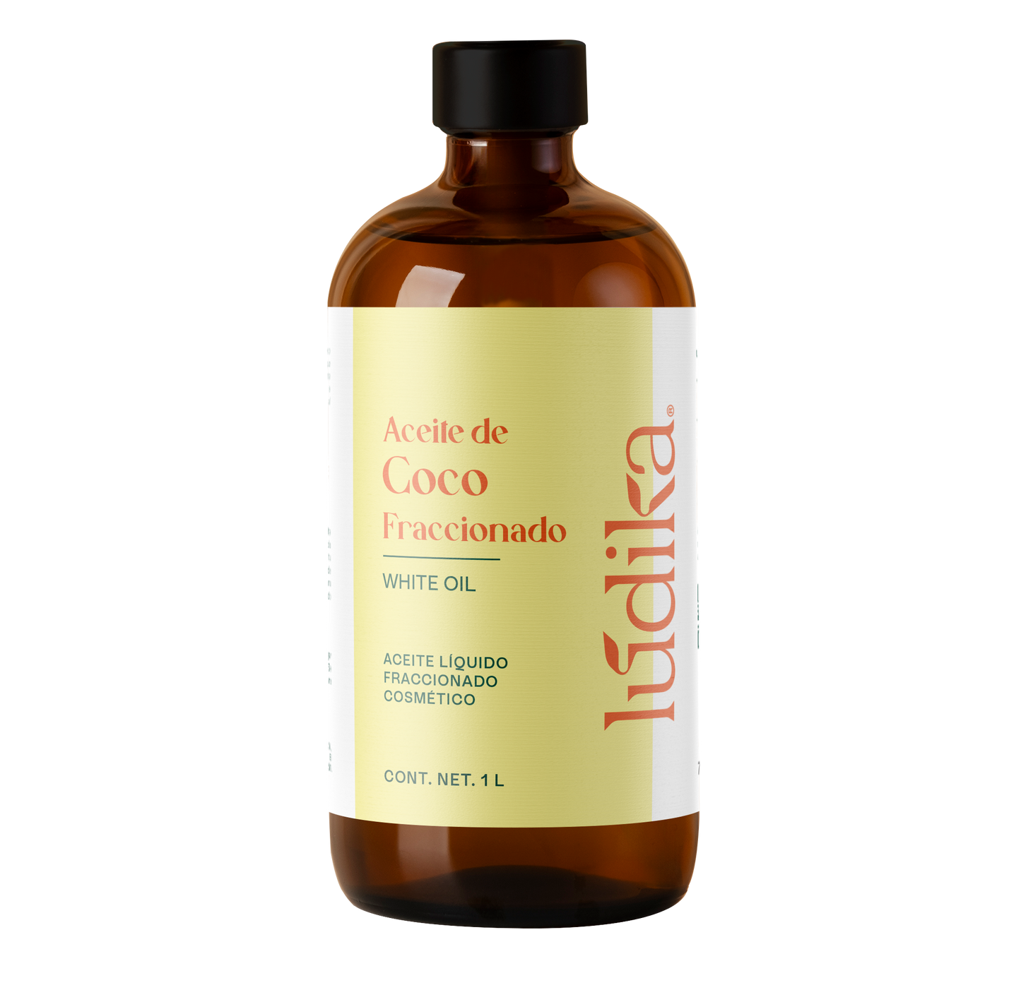Aceite de Coco Fraccionado Natural Líquido | Facial, Capilar y Corporal | Vehículo Ligero, Hidratante Intenso