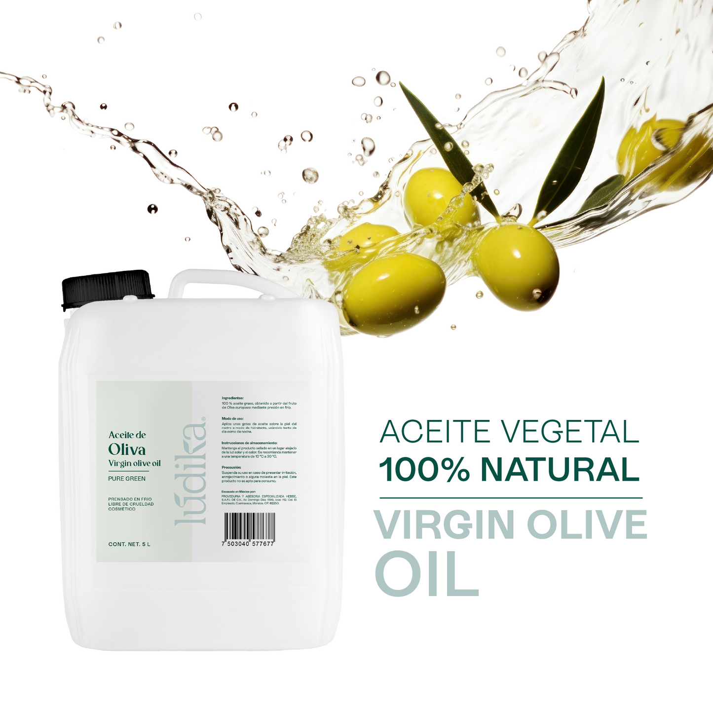 Aceite de Oliva Extra Virgen | Capilar y Corporal |Hidratante, Antioxidante y Reparador Cutáneo
