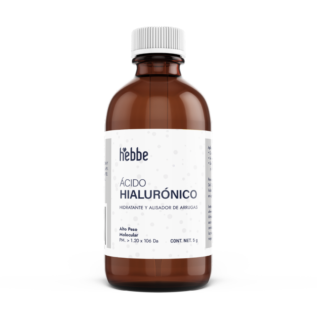Ácido Hialurónico (Alto Peso Molecular) | Penetración cutánea superficial | Humectante Filmógeno y Relleno Inmediato