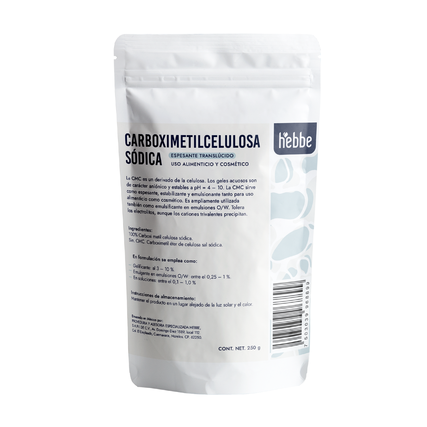 Carboximetilcelulosa Sódica | Facial y Capilar | Espesante Versátil y Estabilizador de Origen Natural