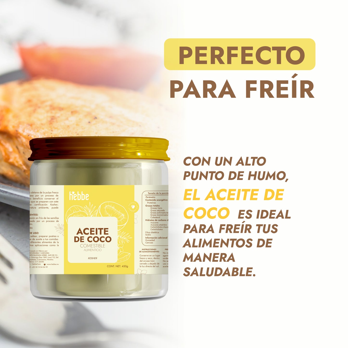 Aceite de Coco Comestible | El Tesoro Tropical 100% Puro para Tu Cocina y Tu Piel