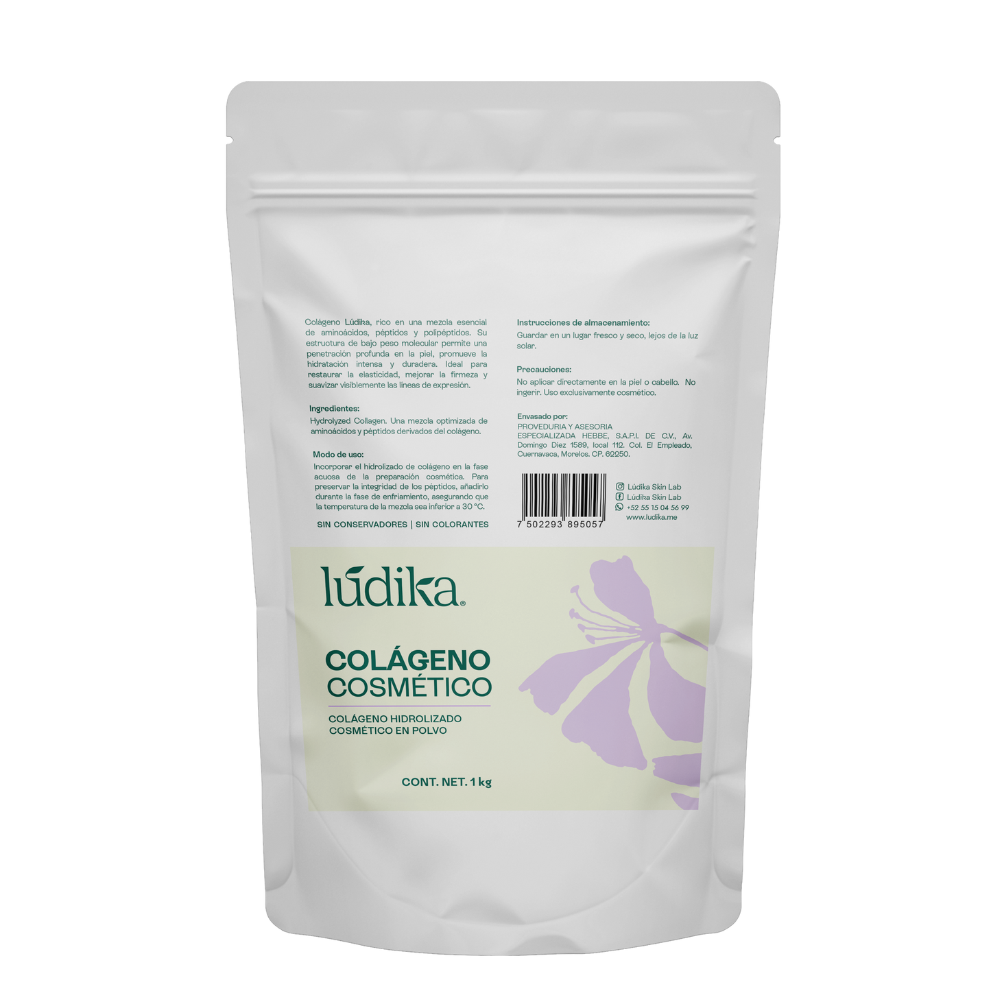 Biopéptidos de Colágeno | Activo Antiedad | Reafirmante, Hidratante y Antiflacidez
