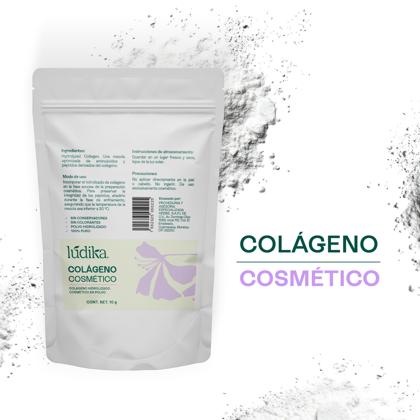 Biopéptidos de Colágeno | Activo Antiedad | Reafirmante, Hidratante y Antiflacidez