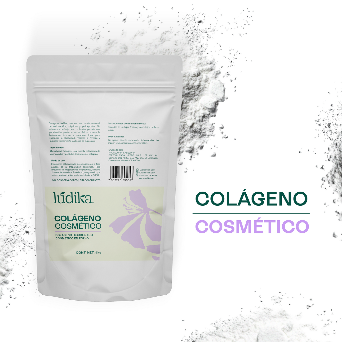 Biopéptidos de Colágeno | Activo Antiedad | Reafirmante, Hidratante y Antiflacidez