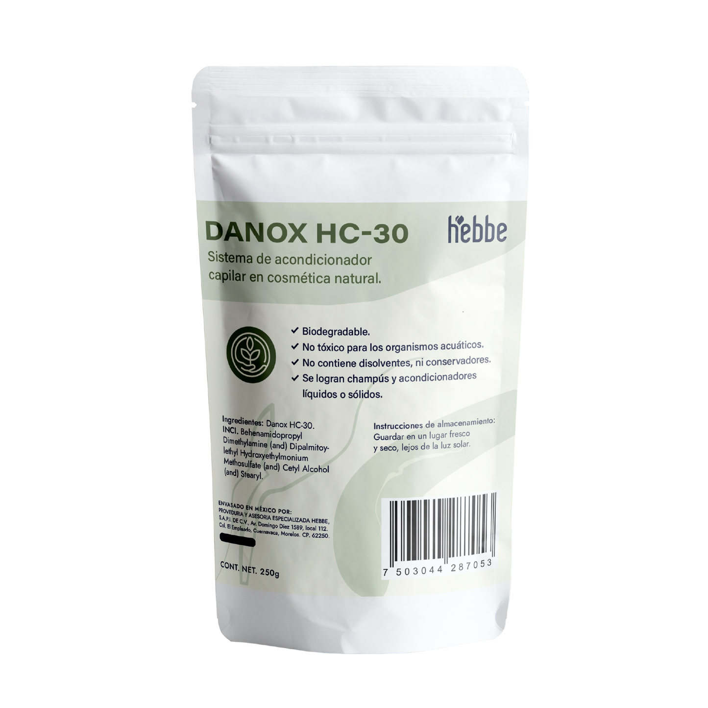 Danox HC-30 Lúdika | El Acondicionador Capilar Biodegradable para un Cabello Suave, Desenredado y sin Frizz