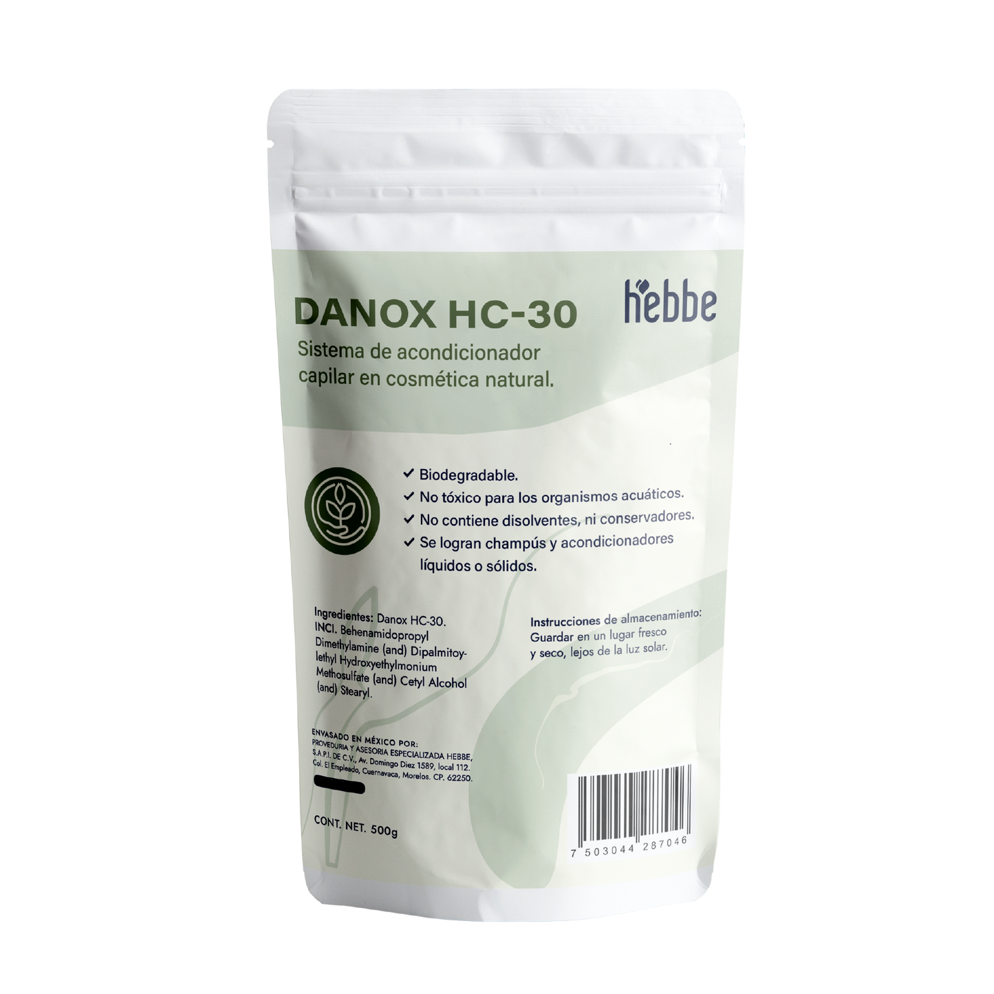 Danox HC-30 Lúdika | El Acondicionador Capilar Biodegradable para un Cabello Suave, Desenredado y sin Frizz