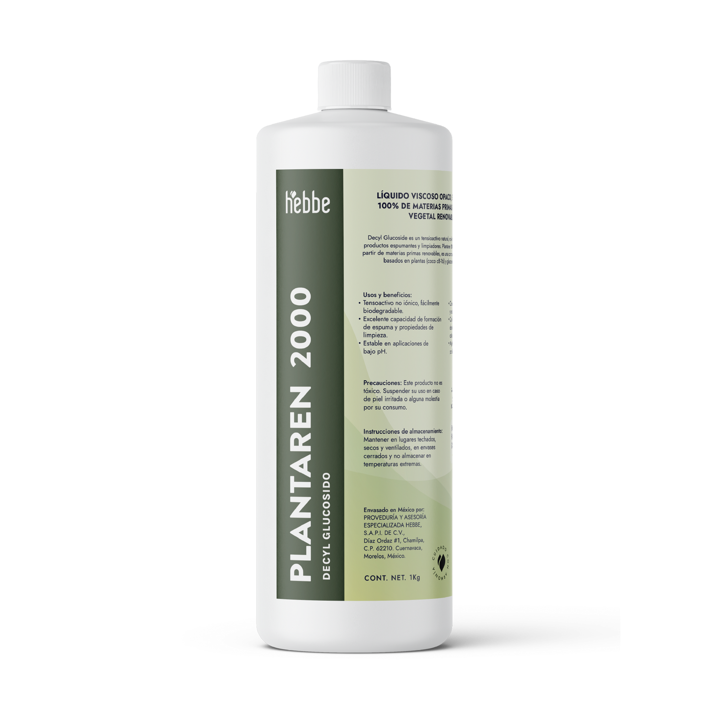 Decil Glucósido (Plantacare 2000) | Tensioactivo de Cosmética Pediátrica | Limpieza Ultra-Delicada y Biodegradable