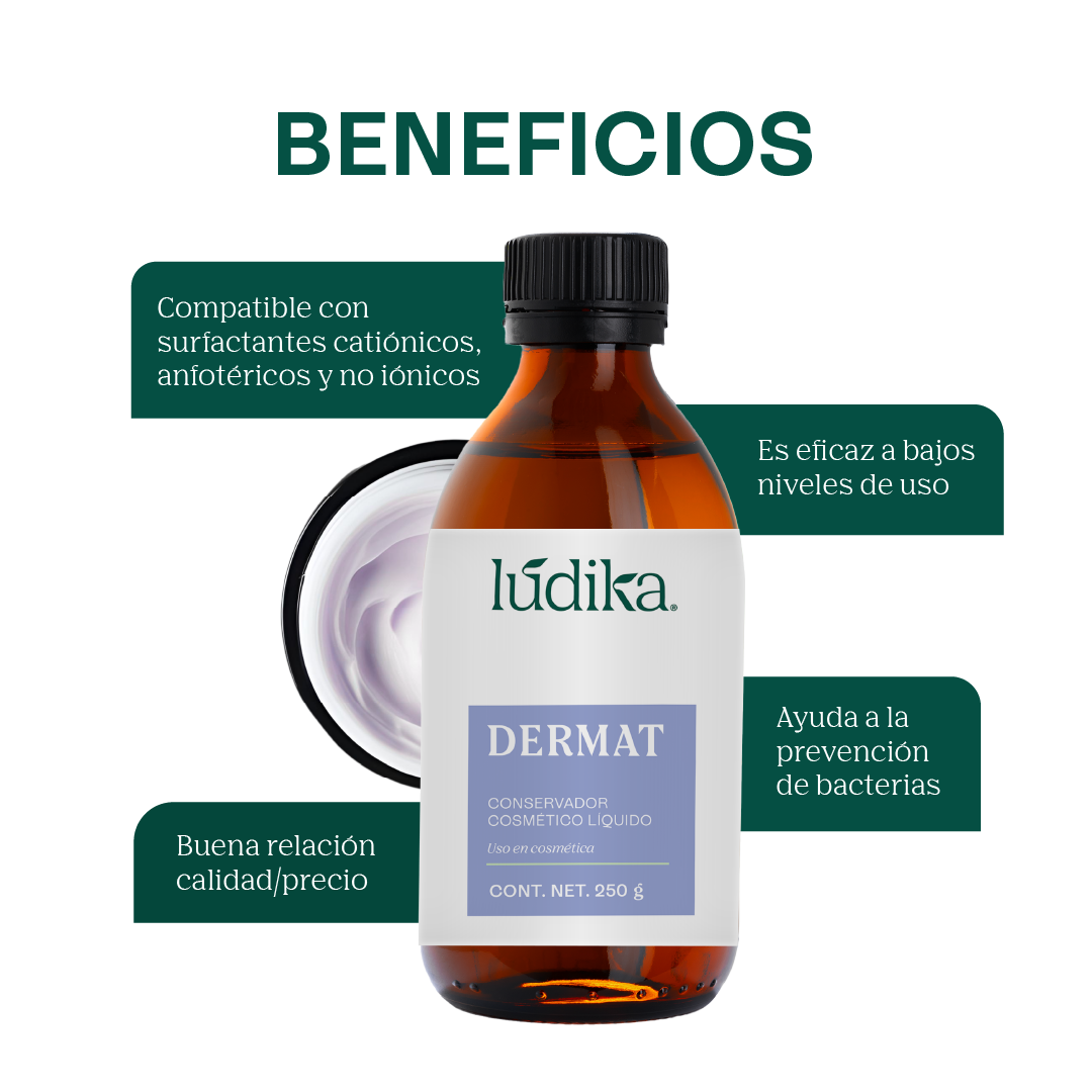 Dermat | Conservador Líquido de Amplio Espectro y Baja Sensibilización para Cosméticos
