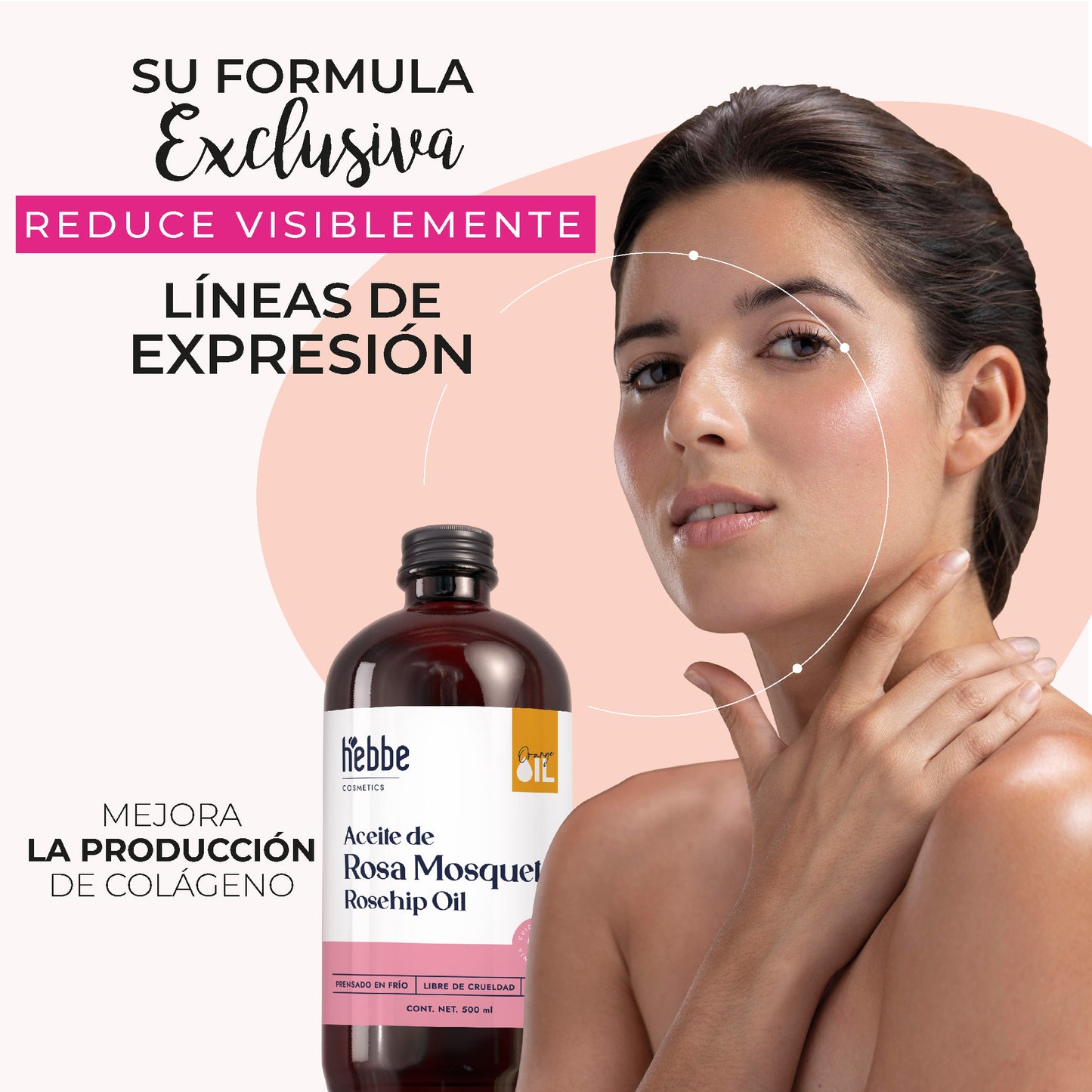 Aceite de Rosa Mosqueta Virgen | Facial y corporal | Regenerador, AntiEdad, AntiEstrias y Potente Hidratante en zona de contorno de ojos