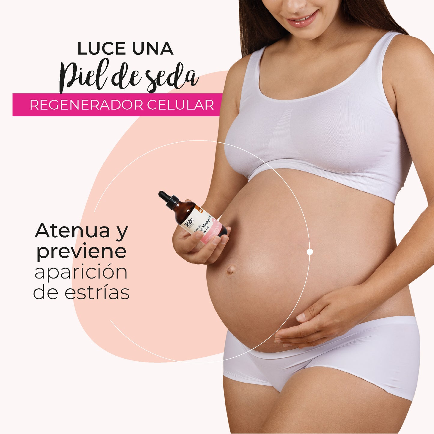 Aceite de Rosa Mosqueta Virgen | Facial y corporal | Regenerador, AntiEdad, AntiEstrias y Potente Hidratante en zona de contorno de ojos