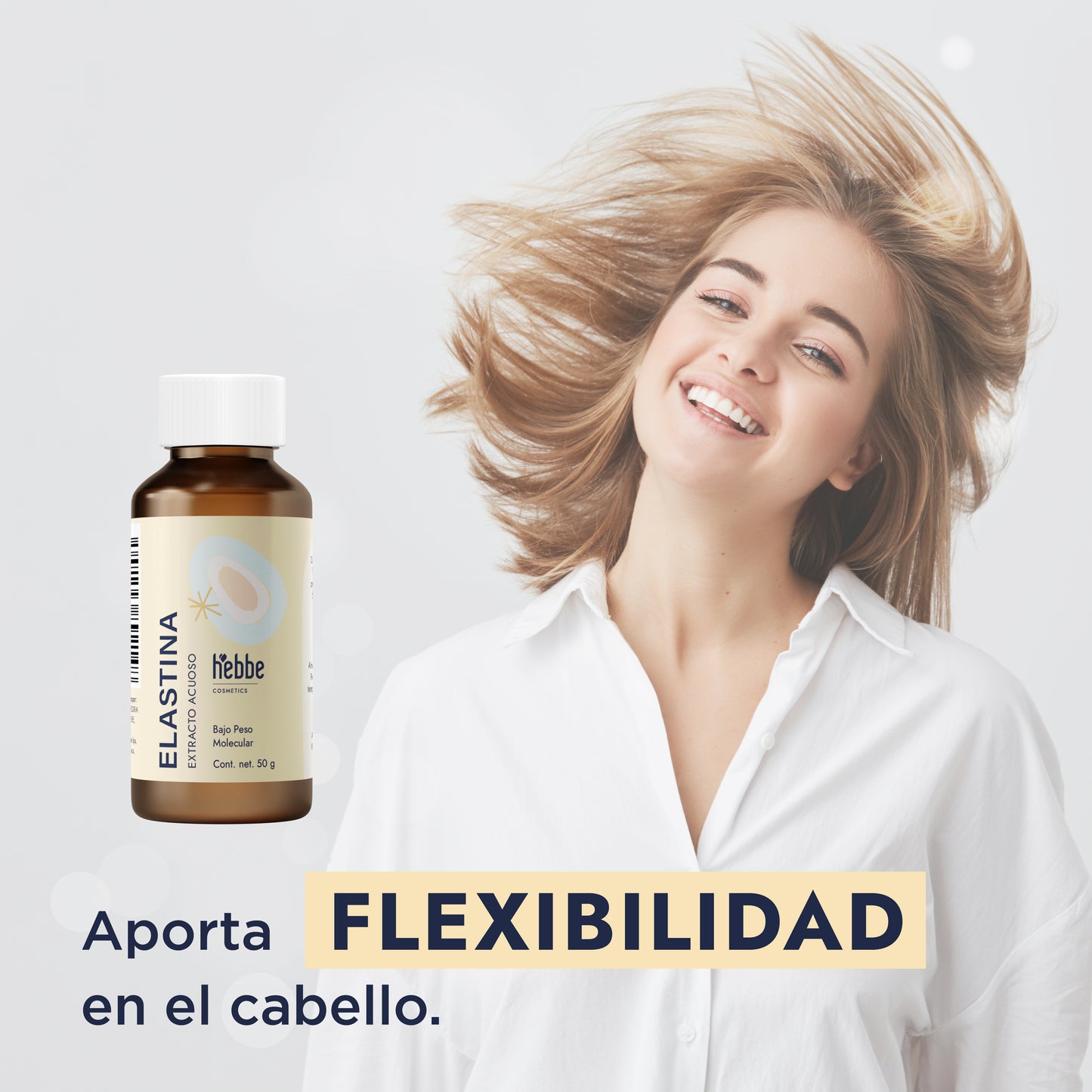 Proteína Hidrolizada de Elastina | Facial, Corporal y Capilar | Activo Reafirmante, Tensor y Promotor de Elasticidad