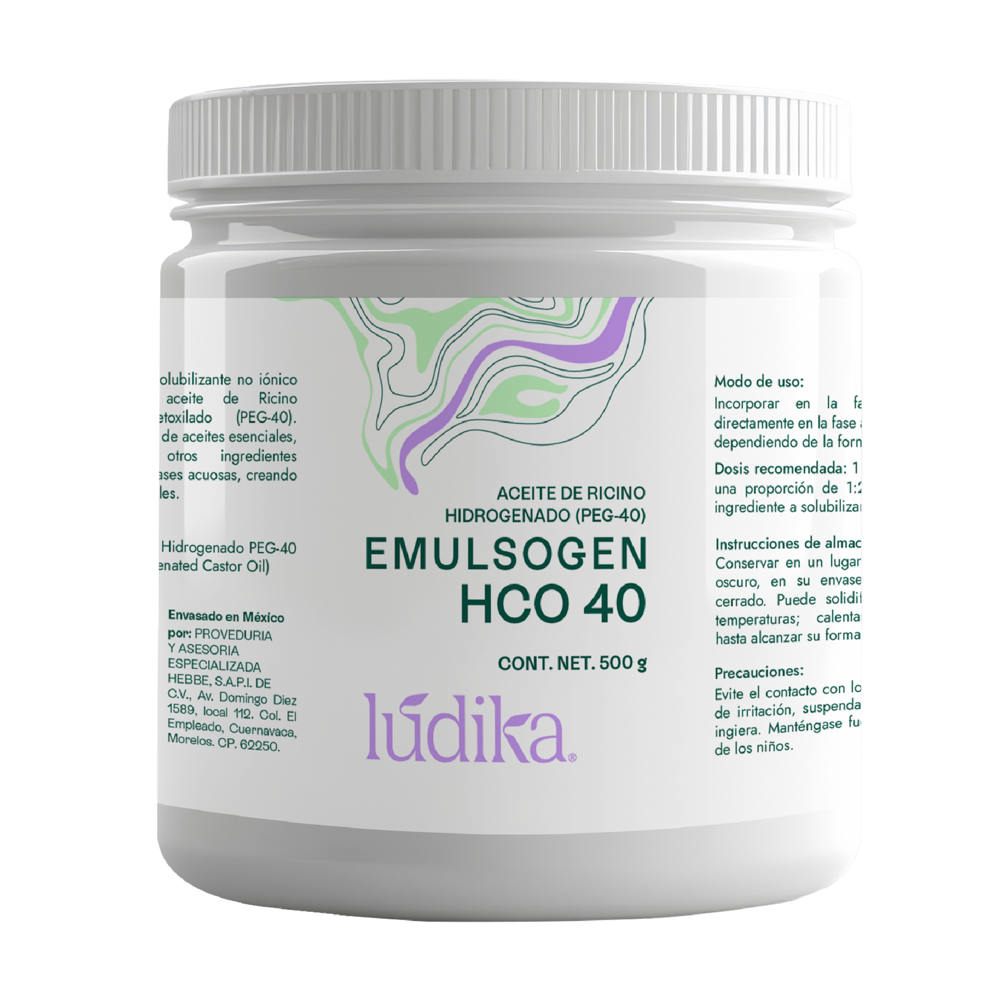 Emulsogen HCO 040 Aceite de ricino Hidrogenado | Solubilizante Vegetal para Fragancias y Emulsionante Versátil