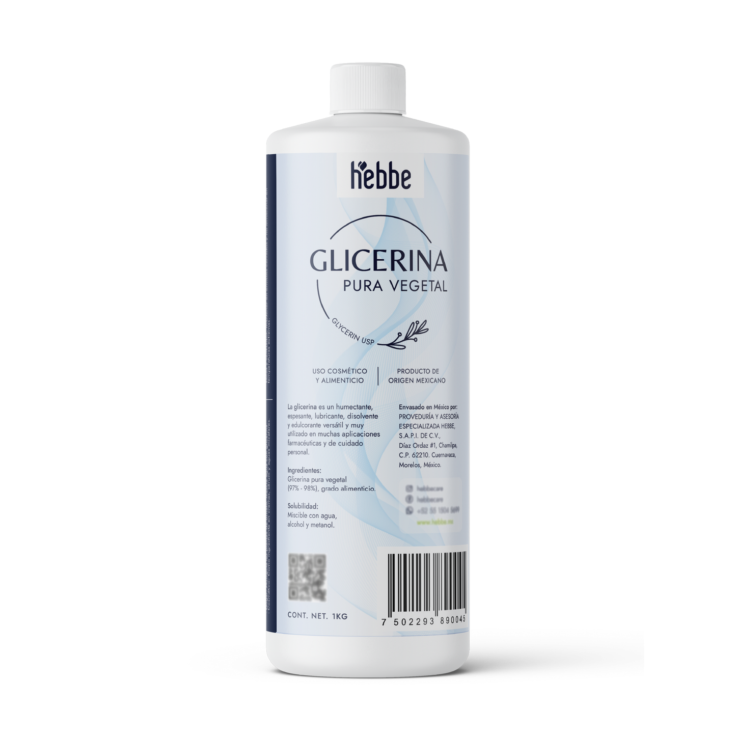 Glicerina Vegetal | Facial, Corporal y Capilar | El Imán de Agua para Piel y Cabello