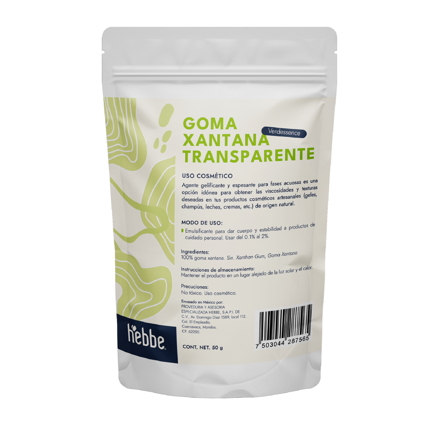 Goma Xantana Transparente | Facial, Corporal y Capilar | Espesante y Estabilizador Clean Beauty