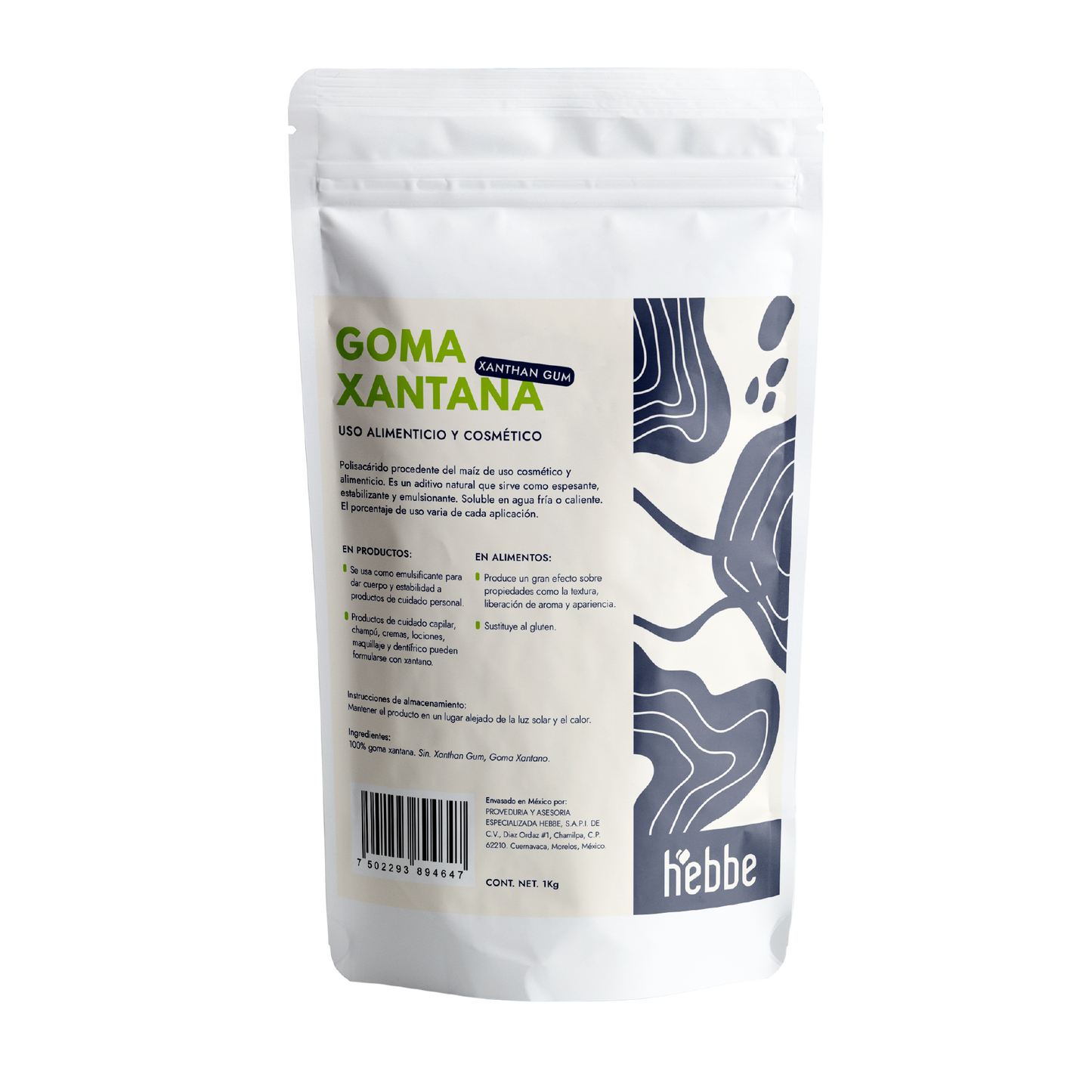 Goma Xantana | Facial, Corporal y Capilar | Espesante Natural y Estabilizador de Amplio Espectro