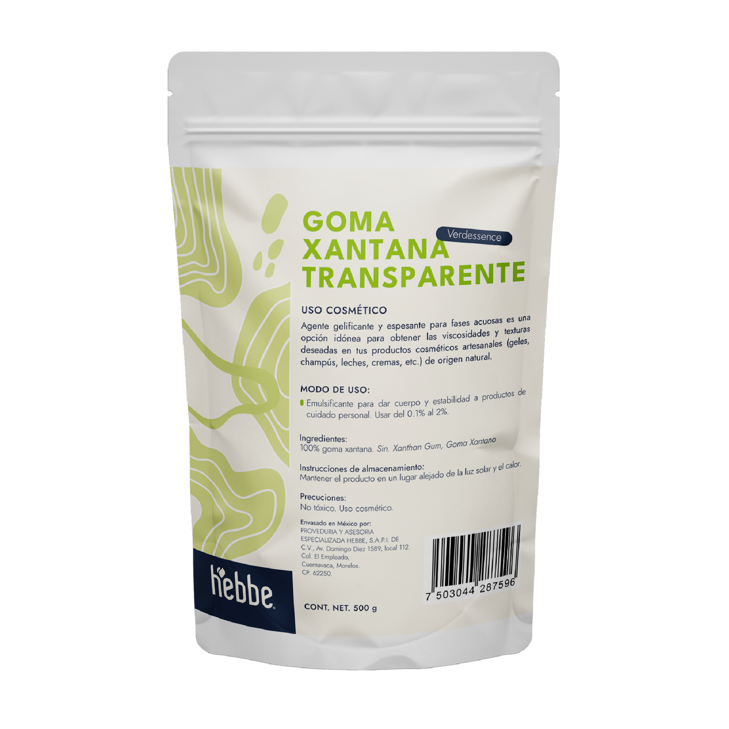 Goma Xantana Transparente | Facial, Corporal y Capilar | Espesante y Estabilizador Clean Beauty