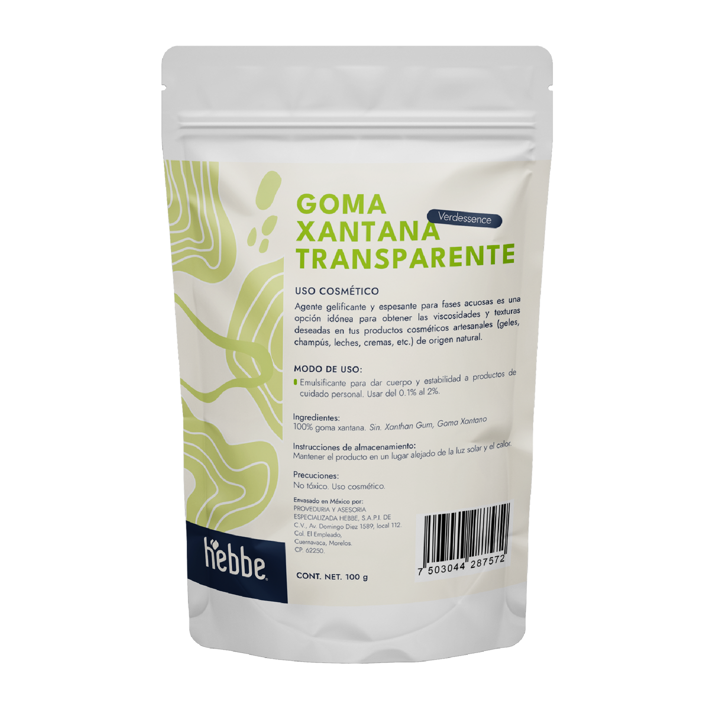 Goma Xantana Transparente | Facial, Corporal y Capilar | Espesante y Estabilizador Clean Beauty