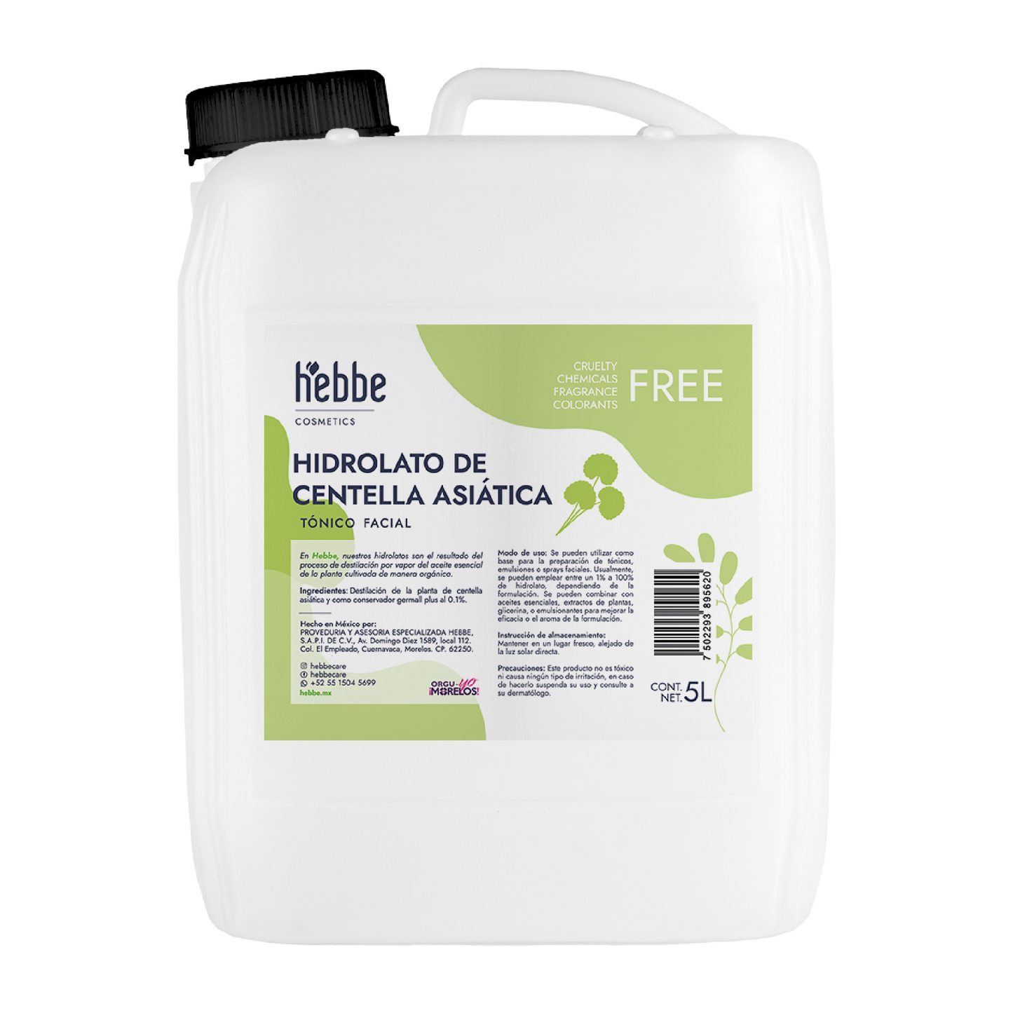 Hidrolato de Centella Asiática | Facial y Corporal | Reparador, Cicatrizante y Antiinflamatorio